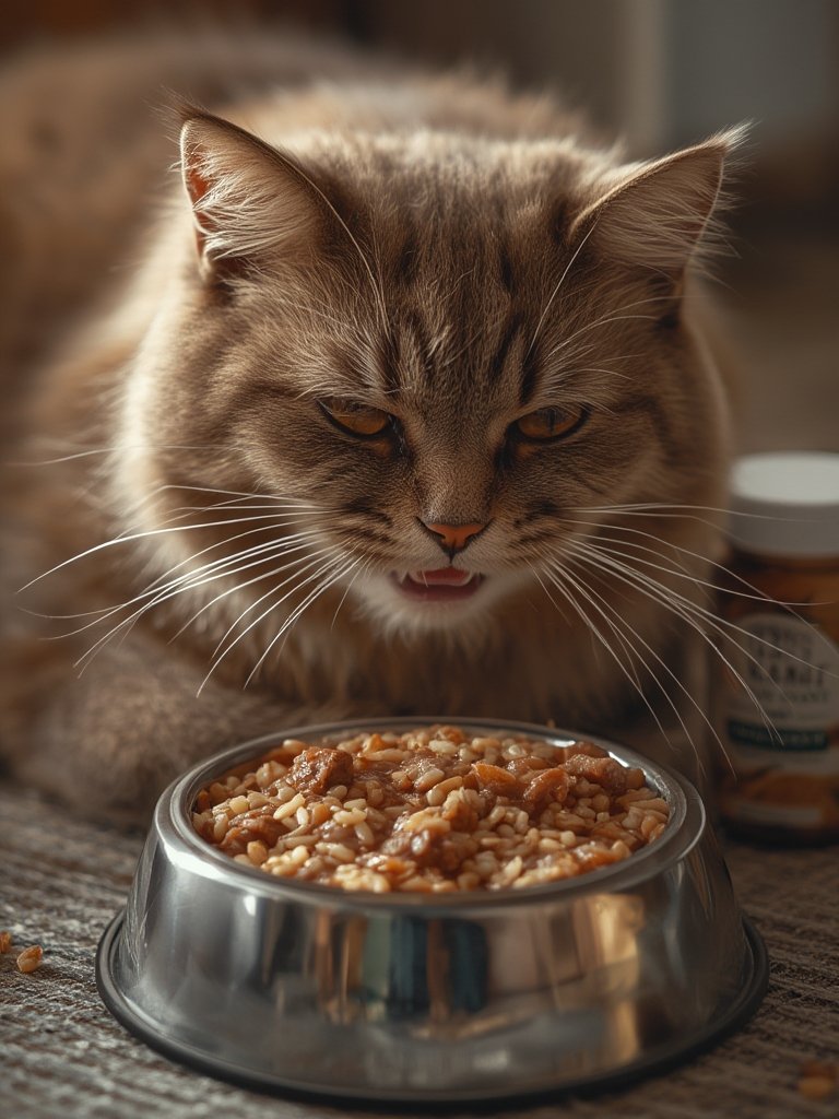 sensitive catfood in action