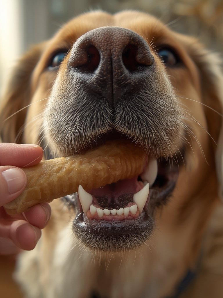 Purina DentaLife Large Dog Dental Chews: Are They Effective for Daily Dental Care? 2 dental chews in action