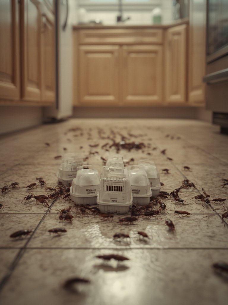 roach bait in action