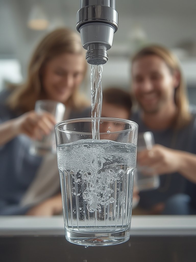 PUR PLUS Faucet Filter Replacement Review: Strong Lead and Microplastics Reduction for Cleaner Tap Water in Minutes 2 faucet filter in action