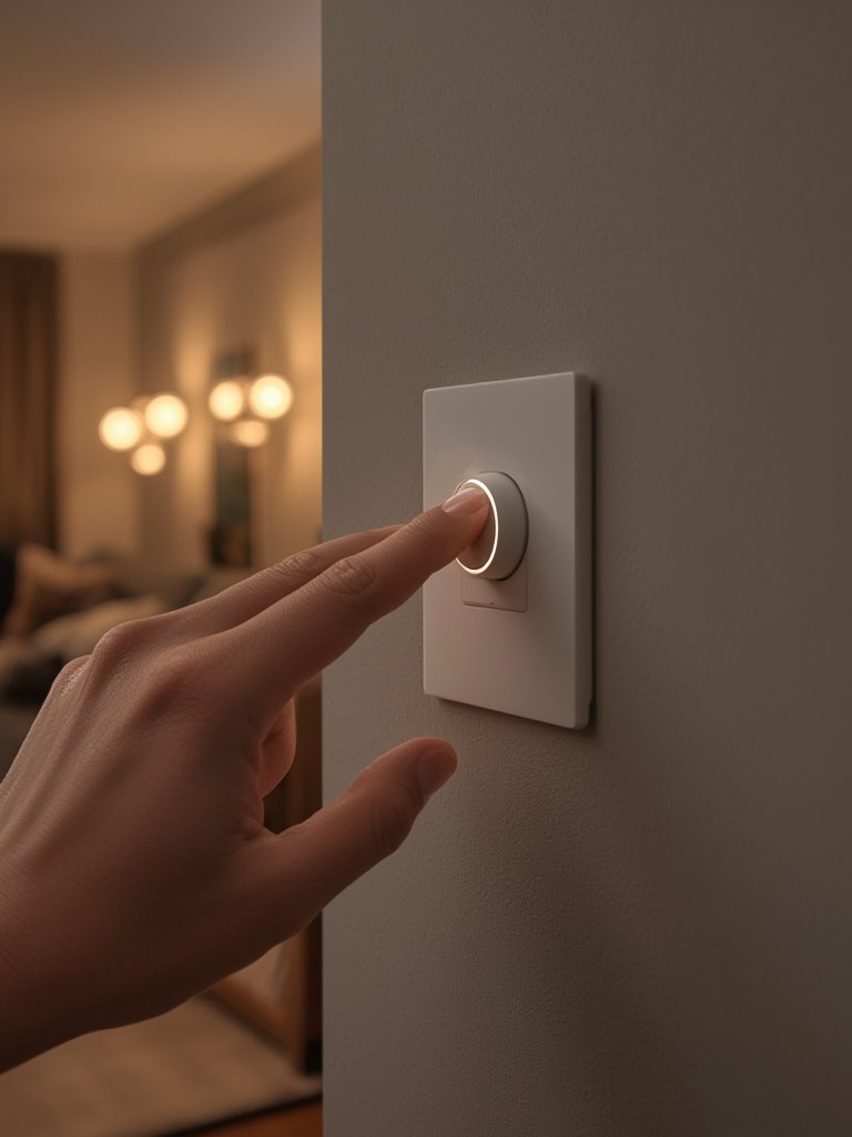 dimmer switch in action