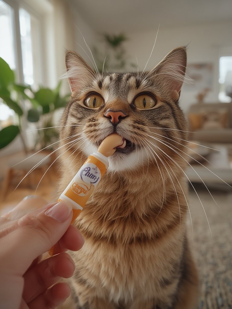 Should You Buy INABA Churu Cat Treats for Picky Eaters? Real Buyer Pros & Cons 2 Churu Treats in action