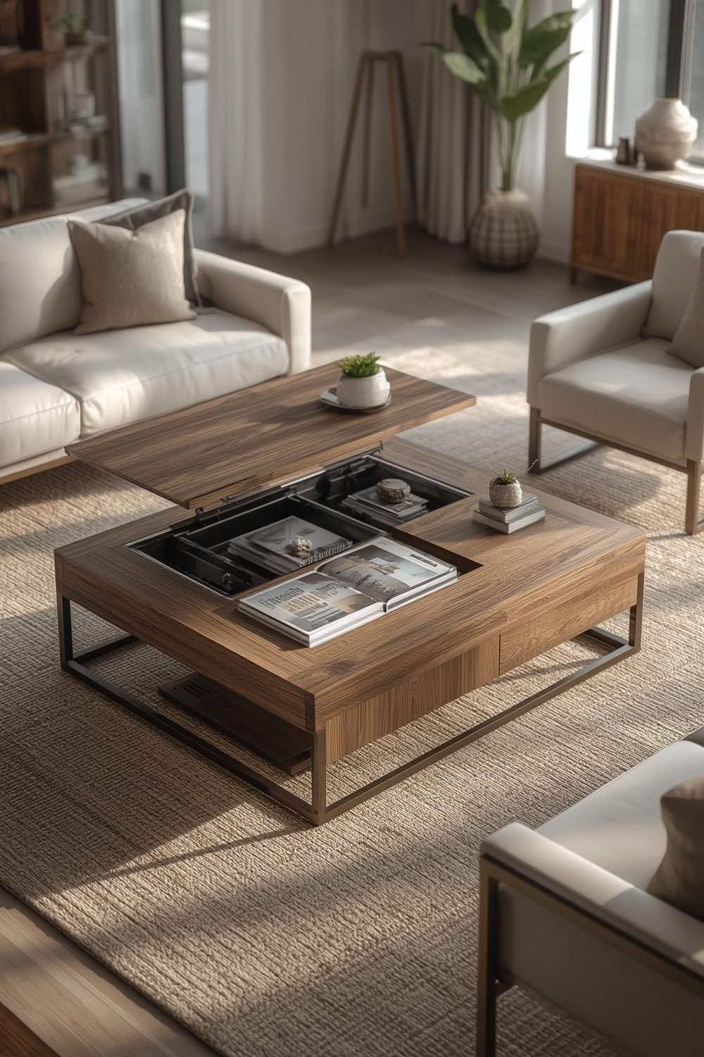 Sweetcrispy Lift Top Coffee Table Review for Small Living Rooms That Need Hidden Storage and a Better Work Surface 1 lift top product view