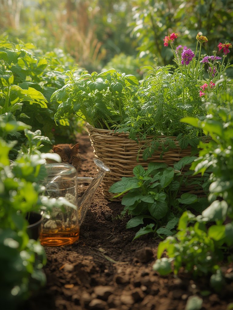 organic fertilizer in action