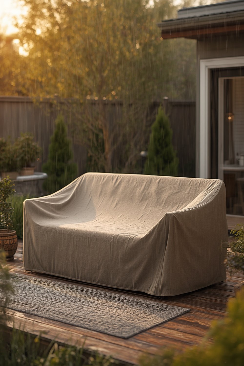 loveseat cover product view