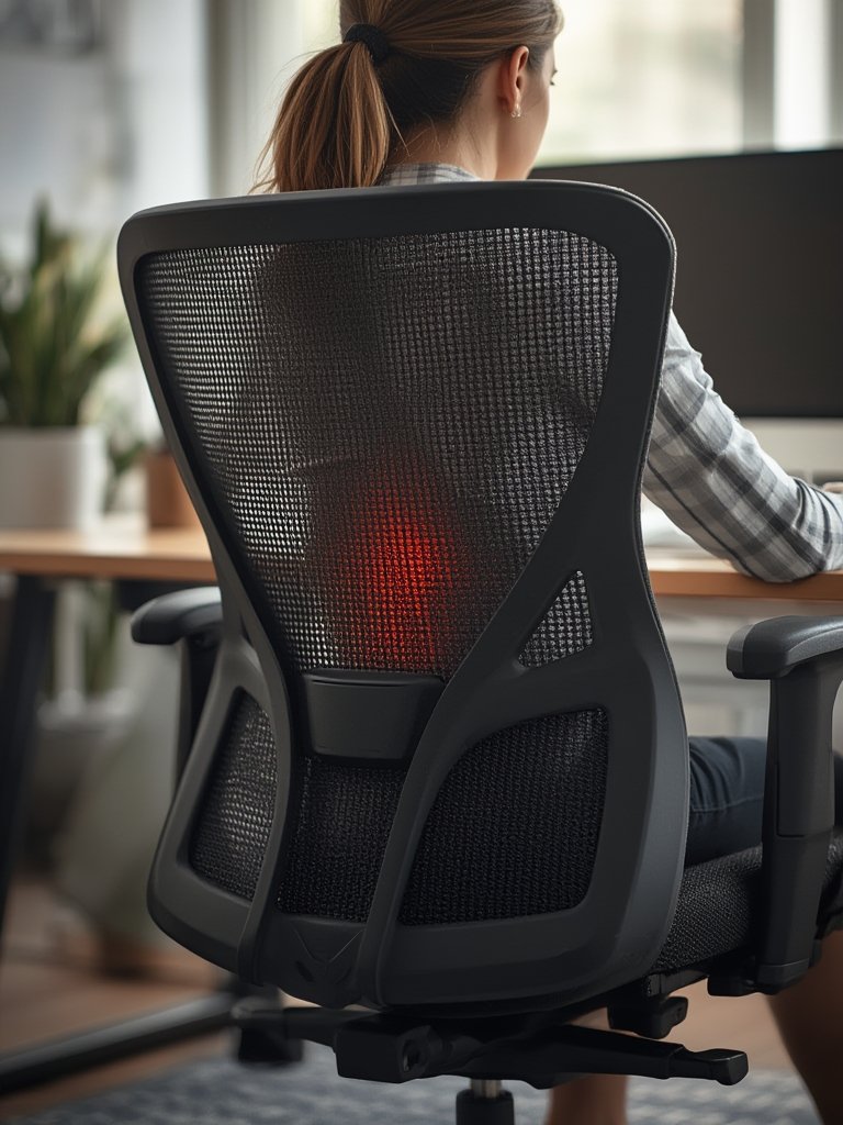 ergonomic chair in action