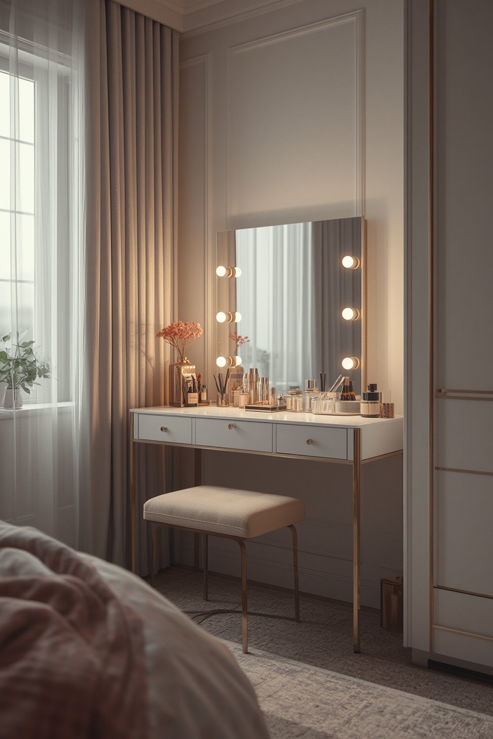 makeup vanity product view