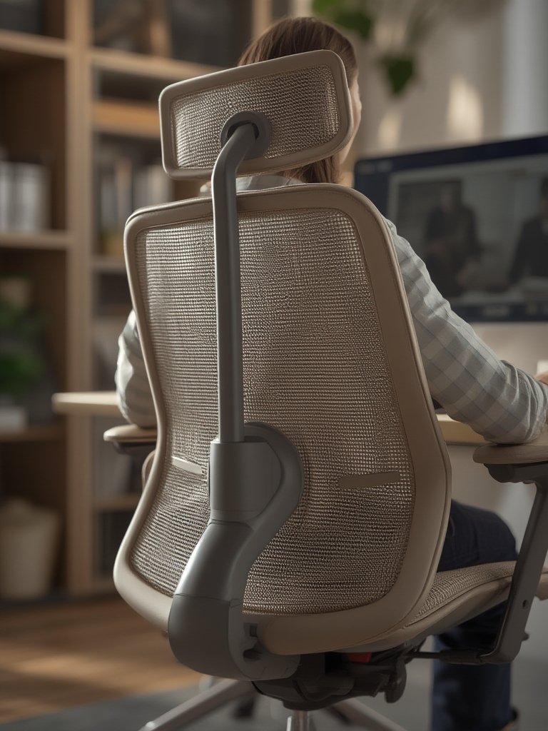 ergonomic chair in action