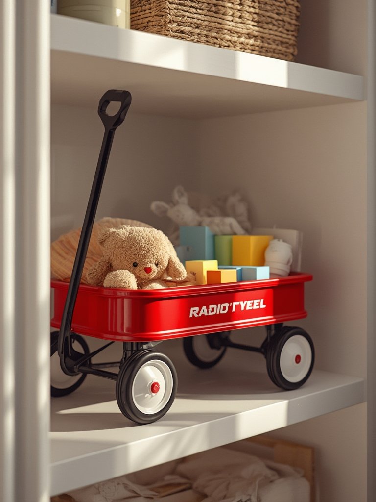 kids wagon in action