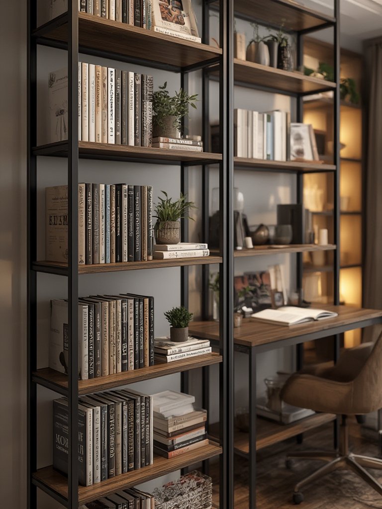 bookshelf organizer in action