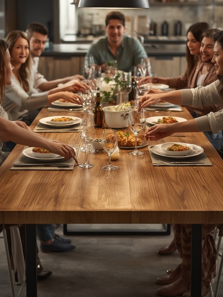 dining table in action