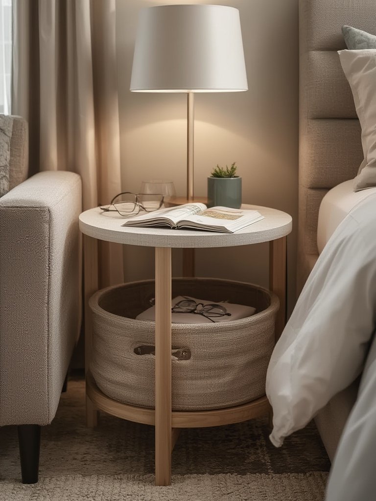 side table in action