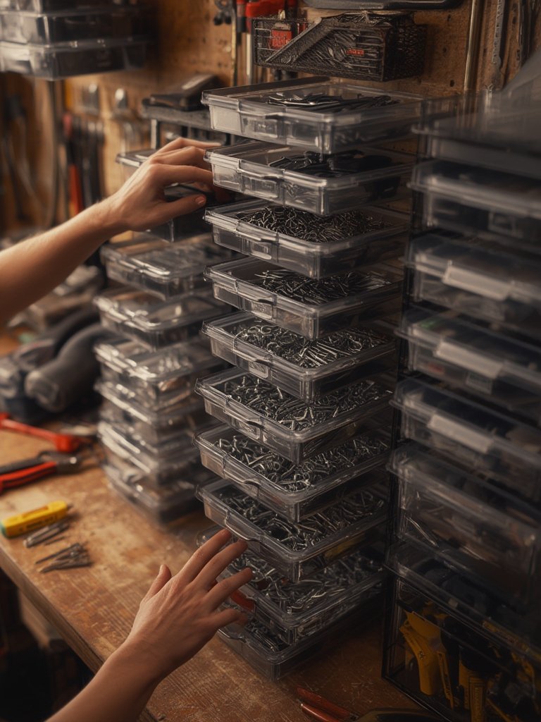 storage organizer in action