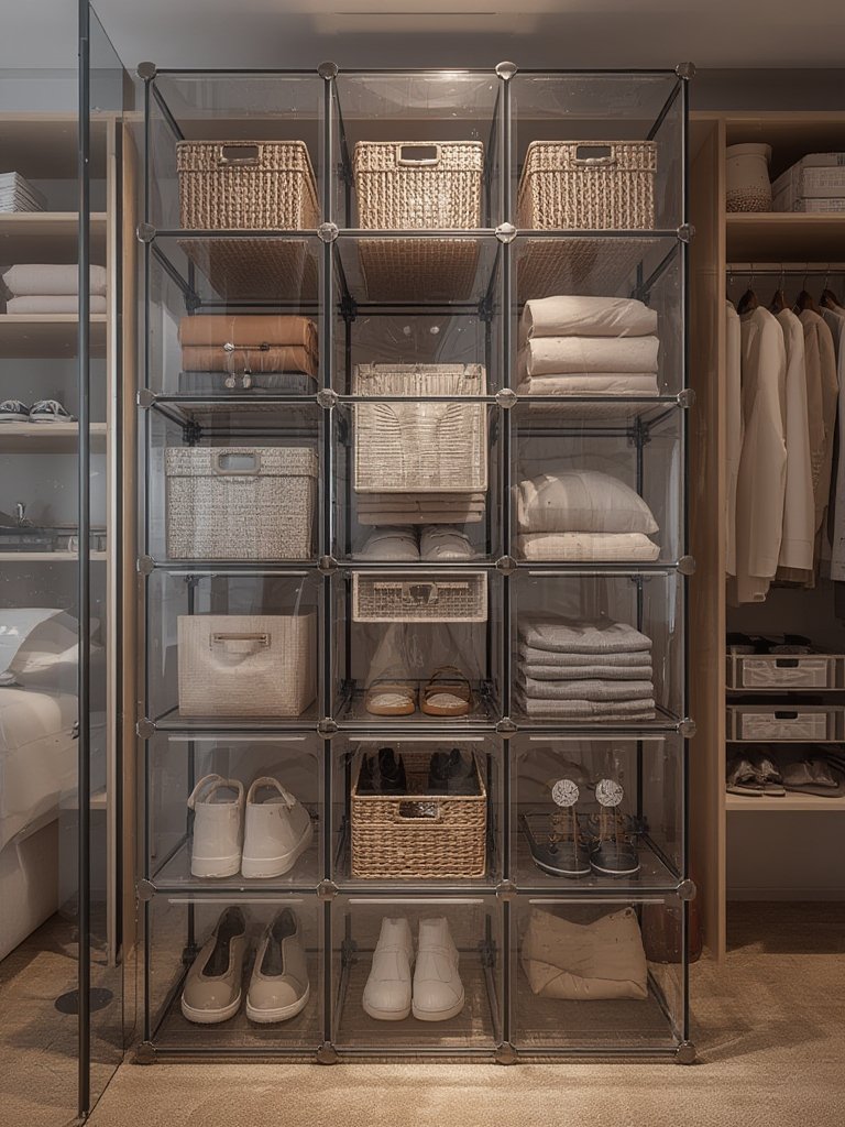 cube organizer in action