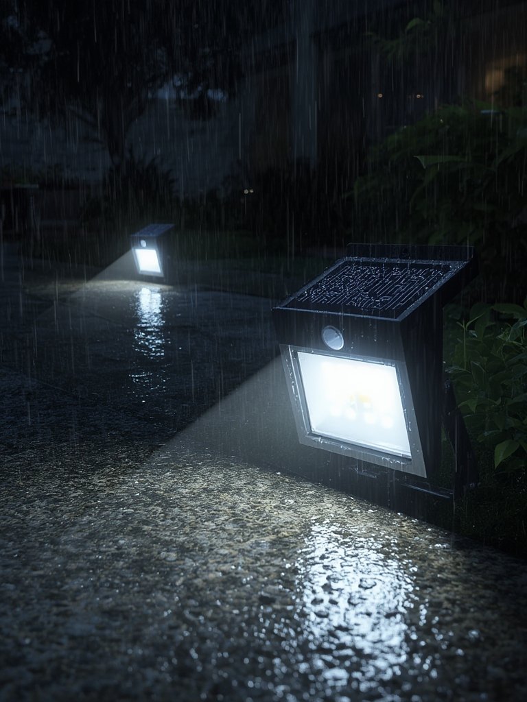 Solar Floodlights: 7 Ultimate Steps For Amazing Outdoor Lighting In 2026 2 solar floodlights in action