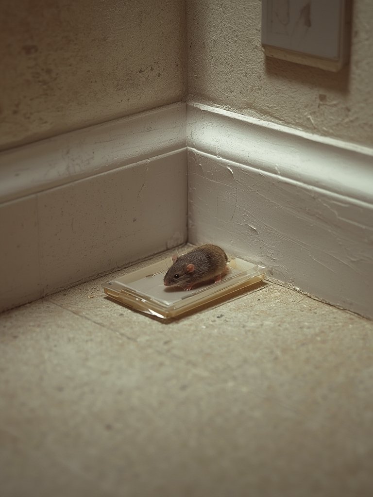 glue traps in action