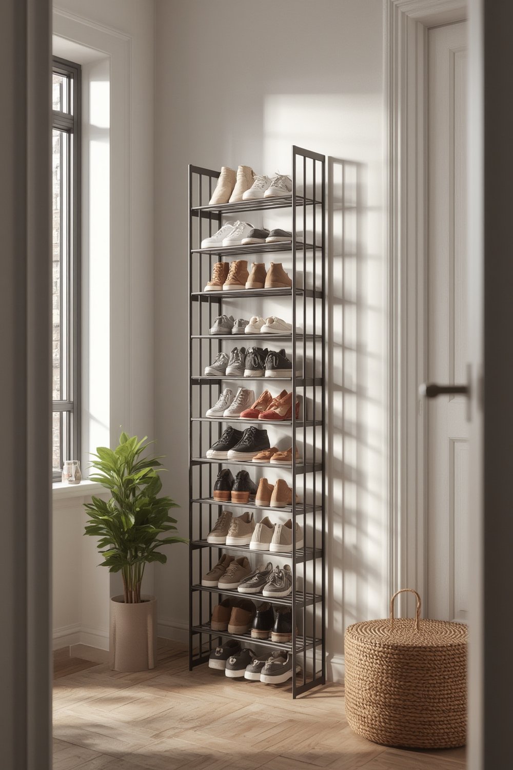 Is the SONGMICS Narrow Shoe Rack Worth It for Small Spaces? 1 narrow shoe product view