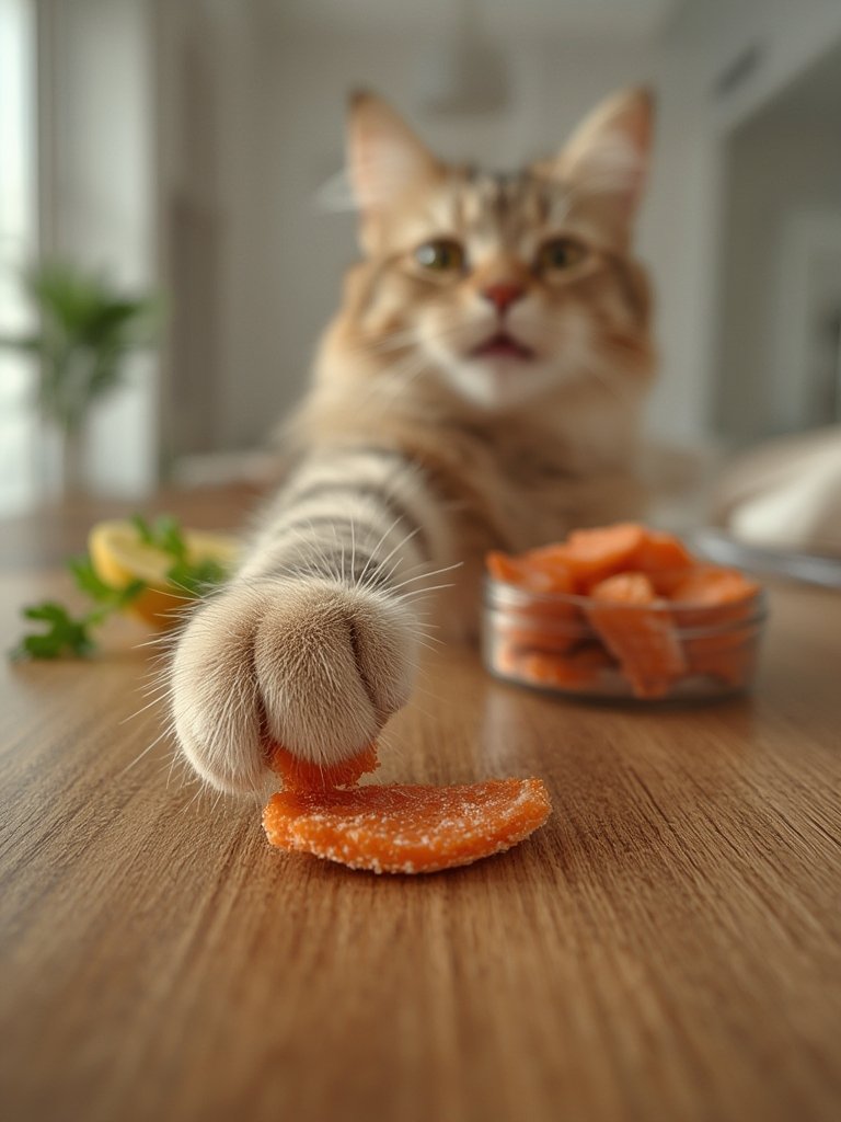 Should You Get Purina Friskies Natural Cat Treats Party Mix Natural Yums With Real Salmon for Salmon Treats Lovers? 2 salmon treats in action