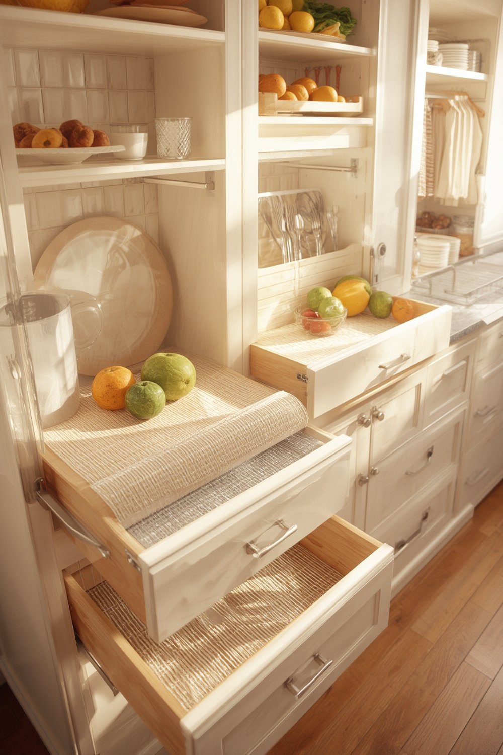 non adhesive shelf liner