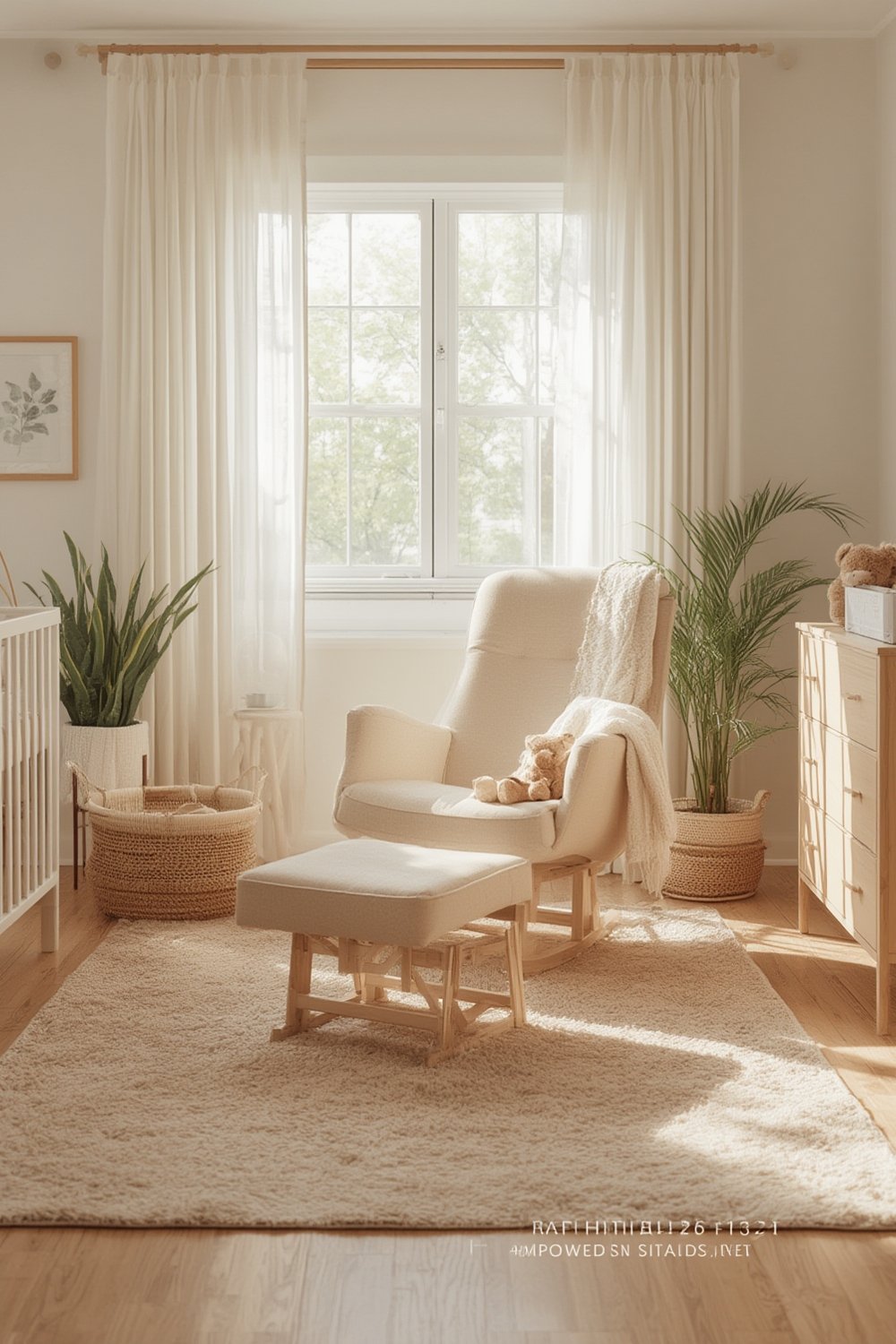 Storkcraft Premium Hoop Glider & Ottoman for New Parents: Good Value for a Small Nursery? 1 nursery glider product view