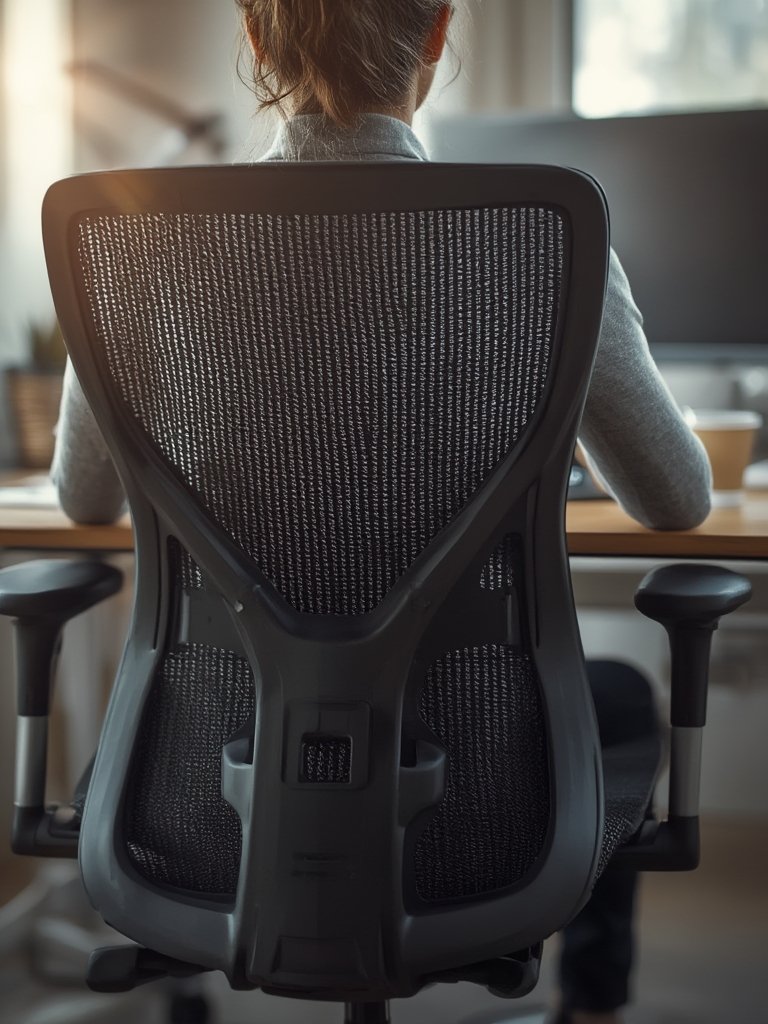 ergonomic chair in action