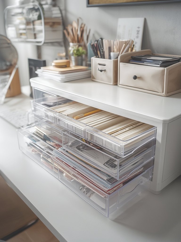IRIS USA Desk Organizer Review: Worth Buying for Small Desks? 2 desk organizer in action