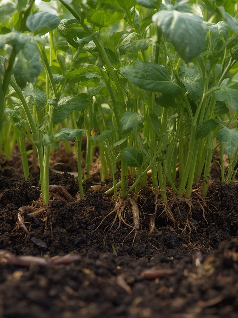 worm castings in action