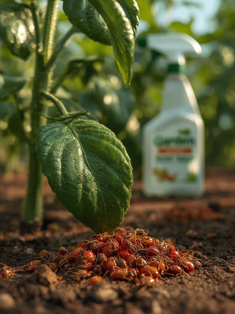 insecticidal soap in action