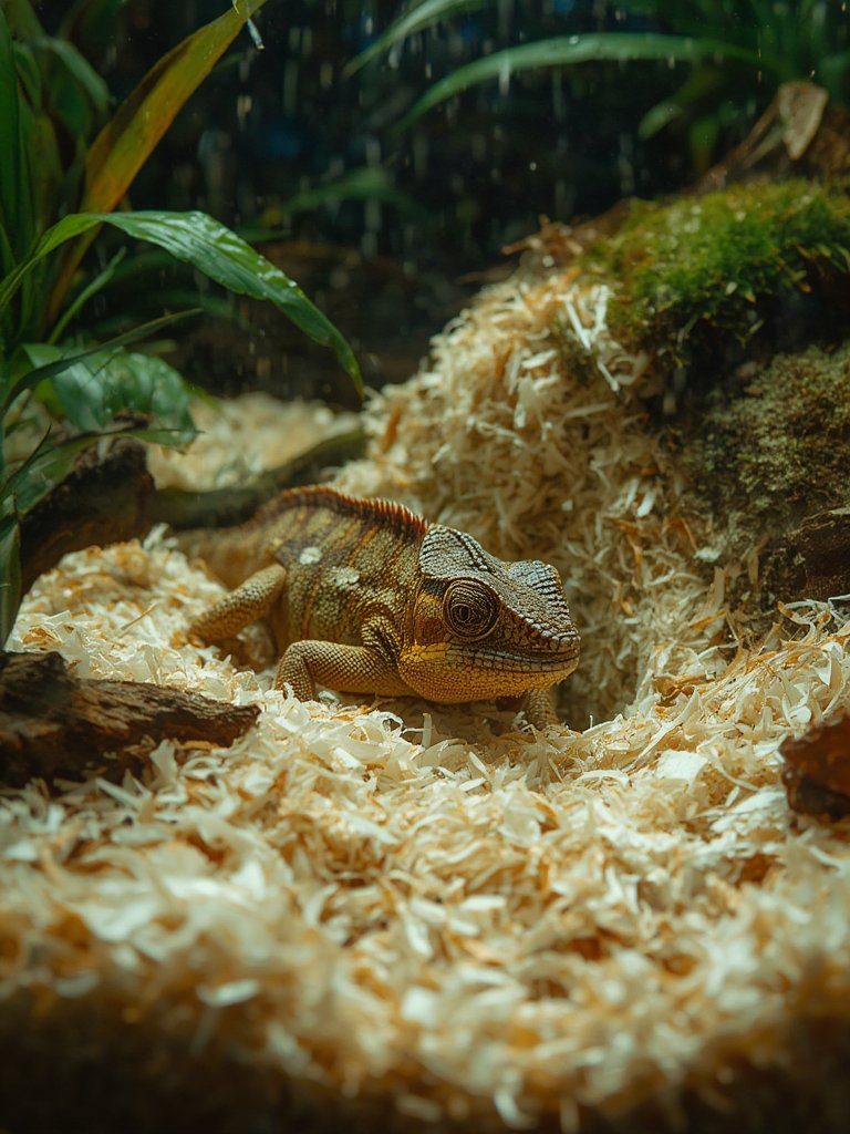 coconut bedding in action