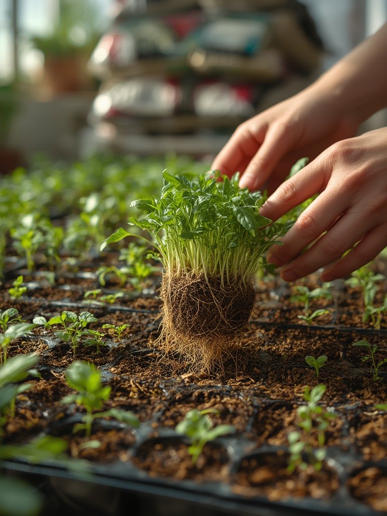 coconut coir in action