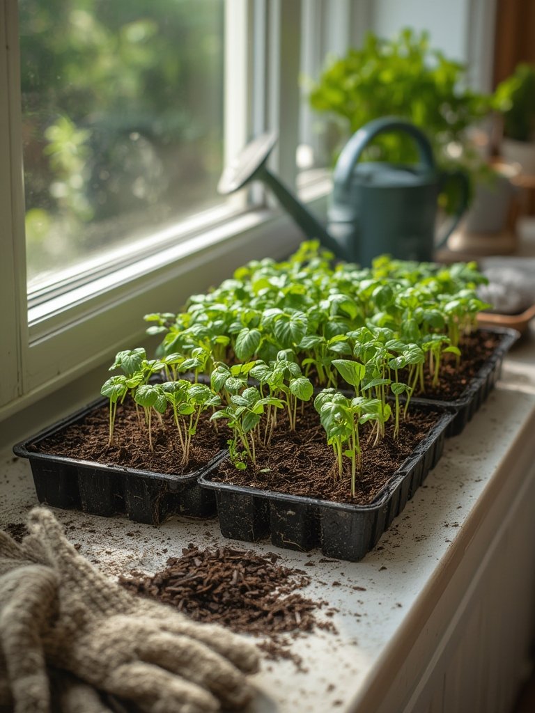 seed starter in action