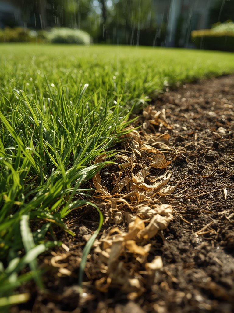 weed killer in action