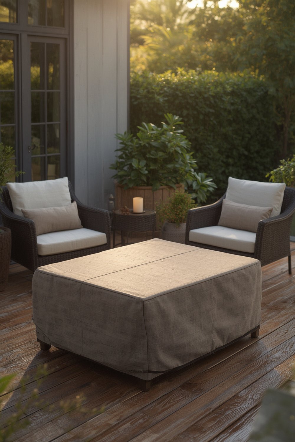 ottoman cover product view