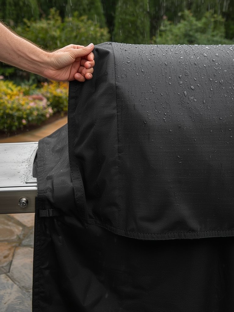 grill cover in action