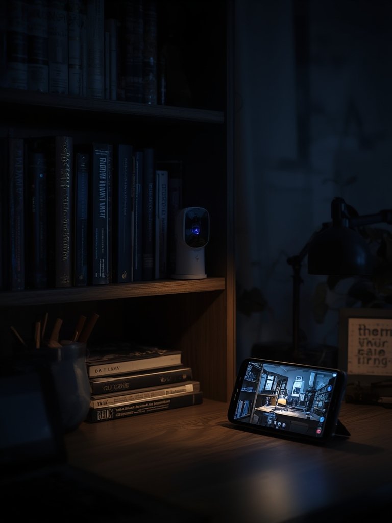 indoor camera in action