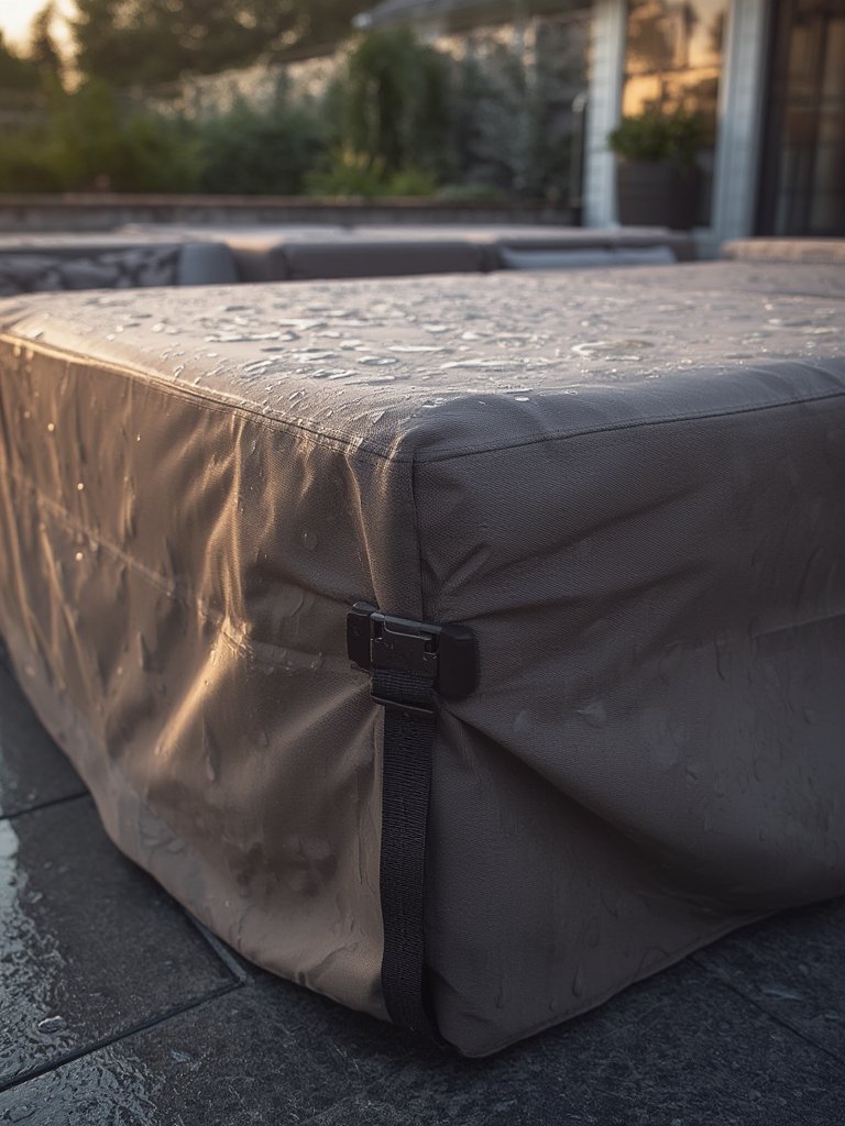 STARTWO Patio Furniture Cover for 7–12 Seat Sectionals: Does It Really Hold Up in Wind and Rain? 2 furniture covers in action