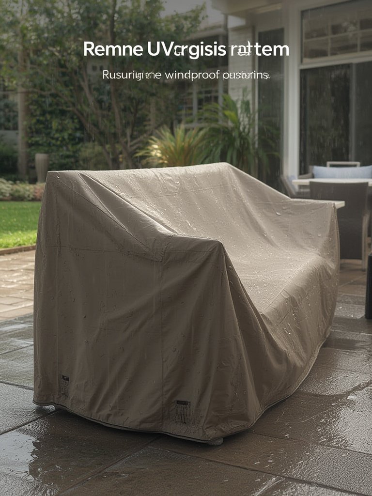 loveseat cover in action