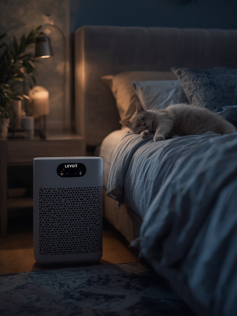 HEPA purifier in action