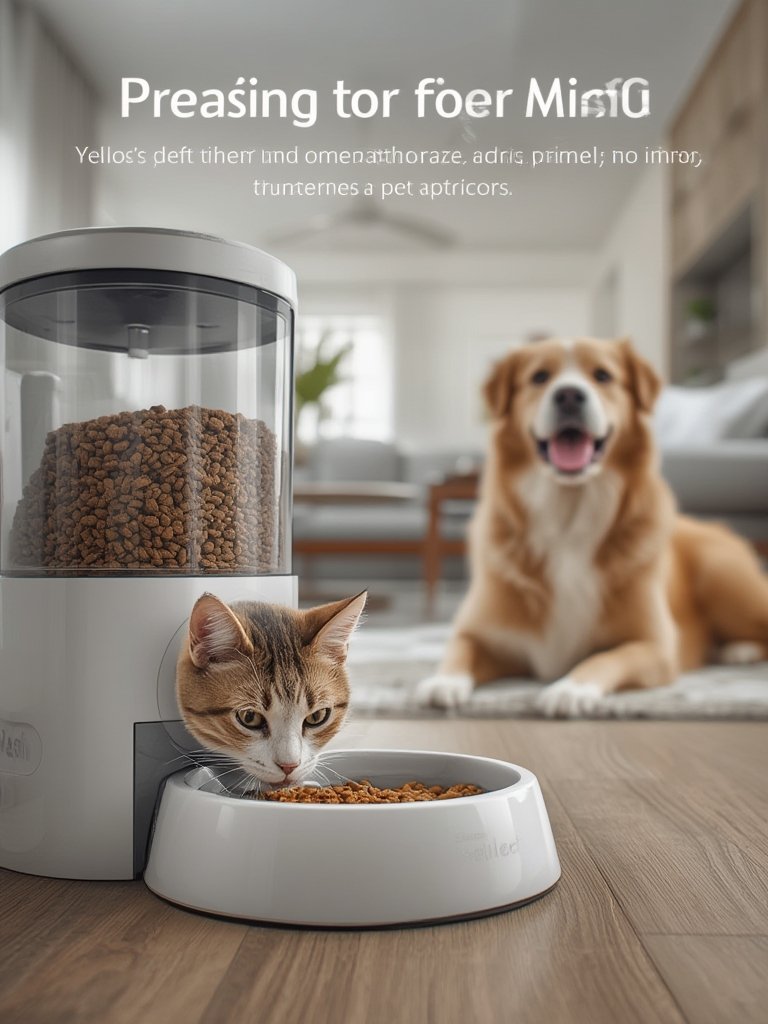 automatic feeder in action