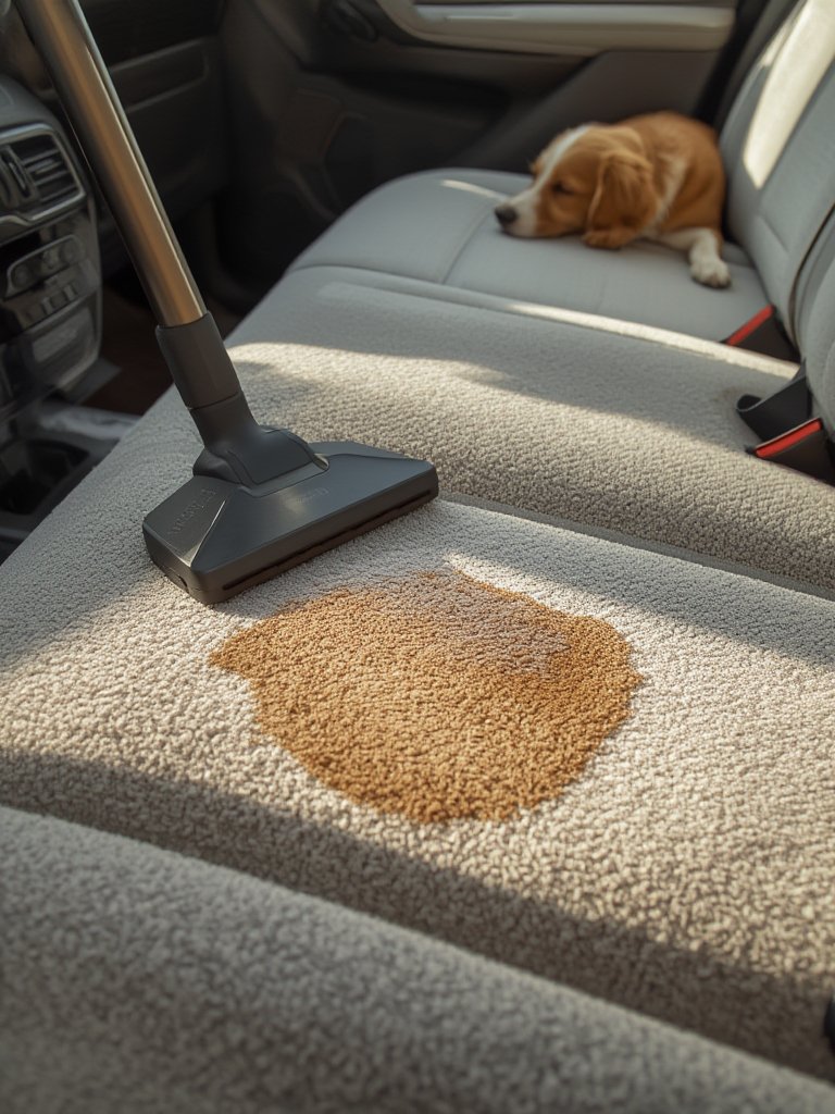 carpet cleaner in action