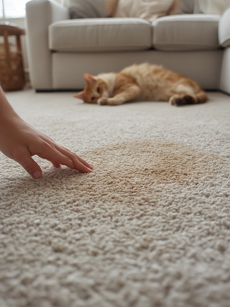 carpet shampoo in action