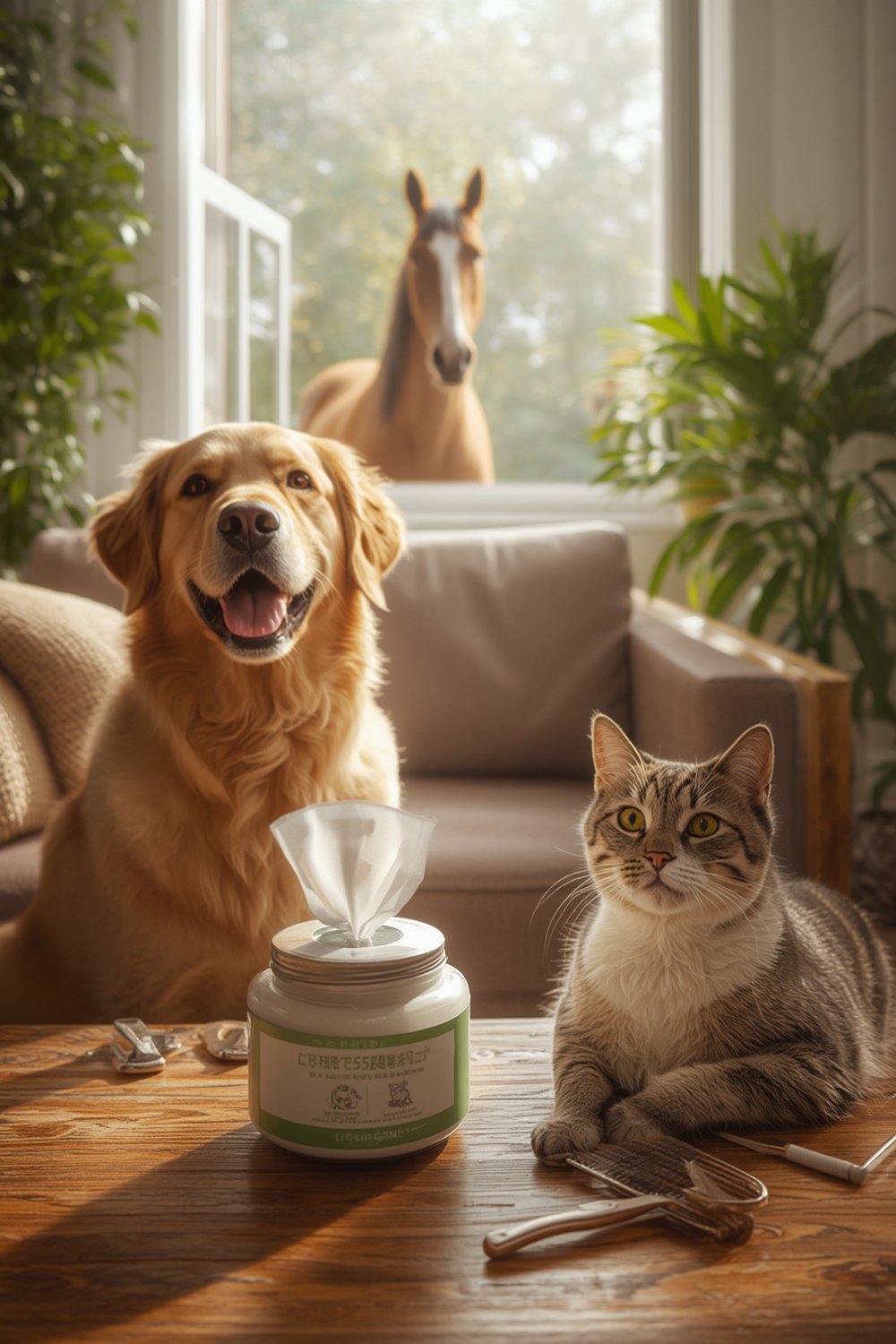 pet wipes product view