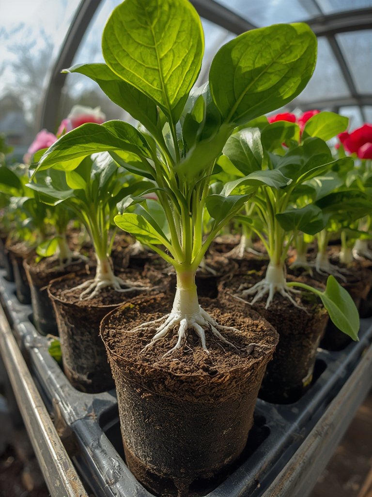 rooting hormone in action