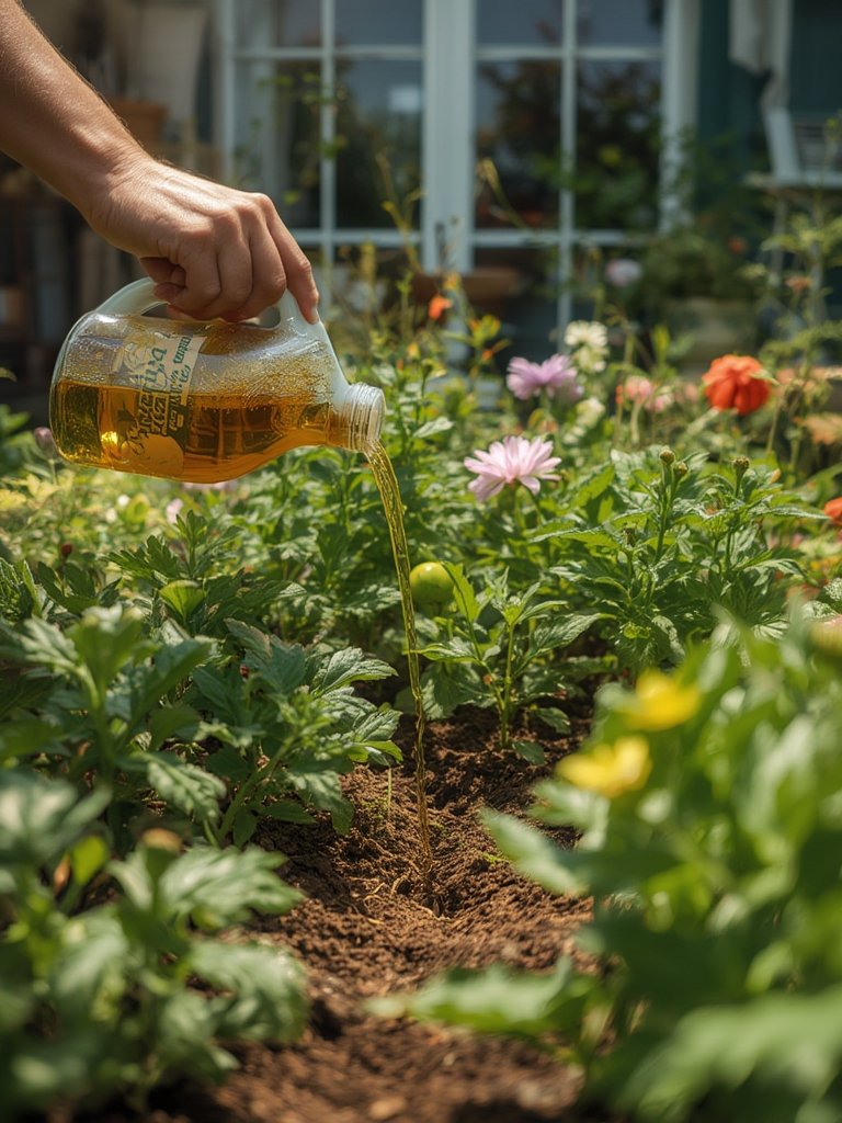 organic fertilizer in action