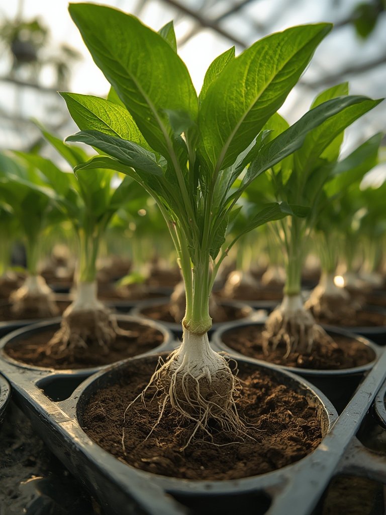 rooting powder in action