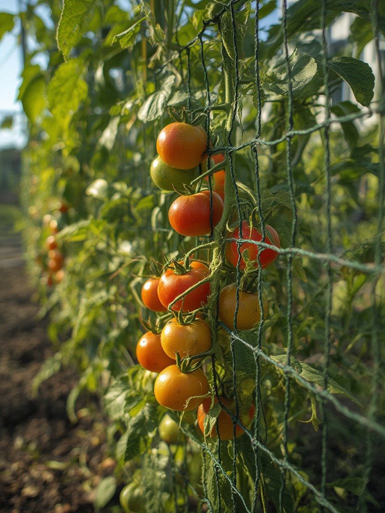 trellis netting in action