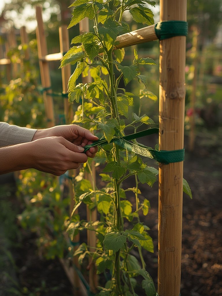 garden ties in action