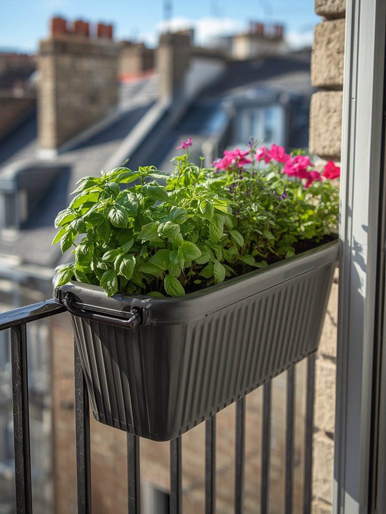 window planter in action