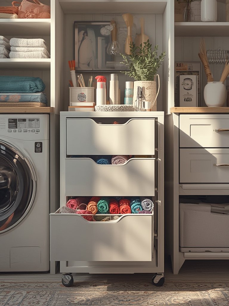 storage cart in action