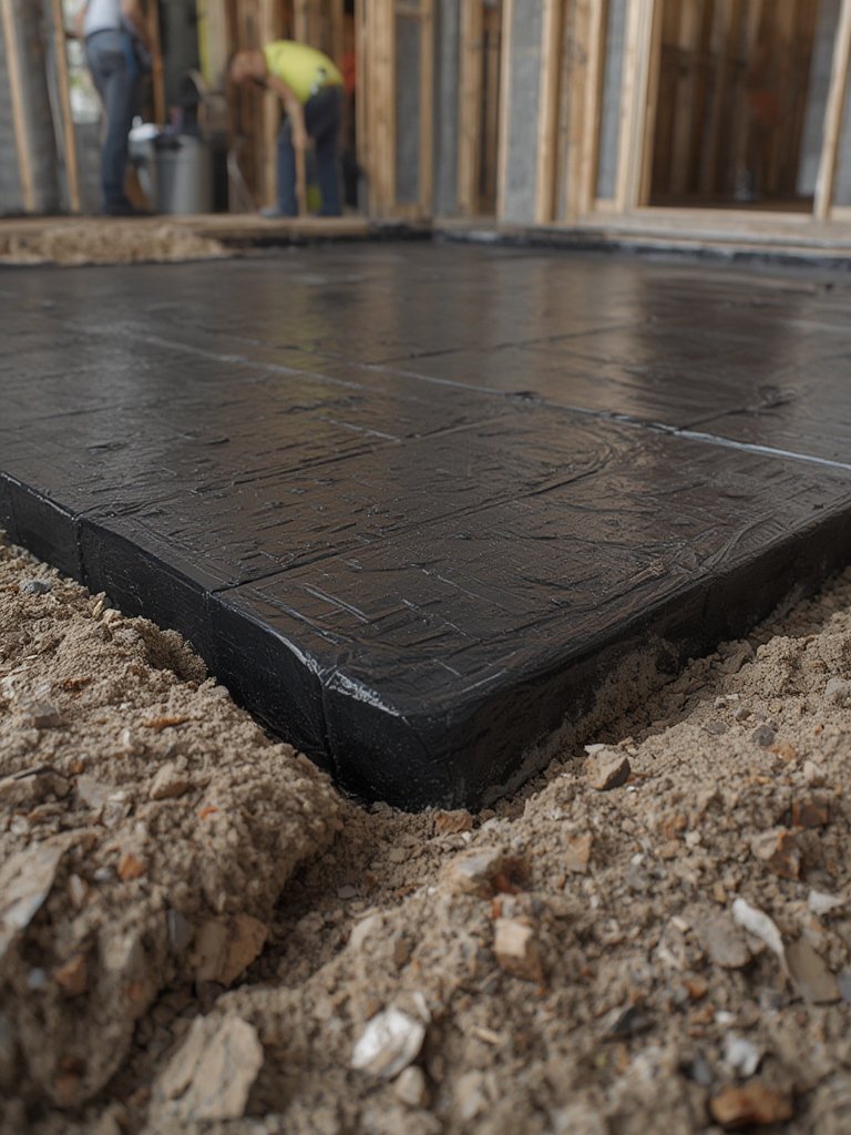 polyethylene sheeting in action